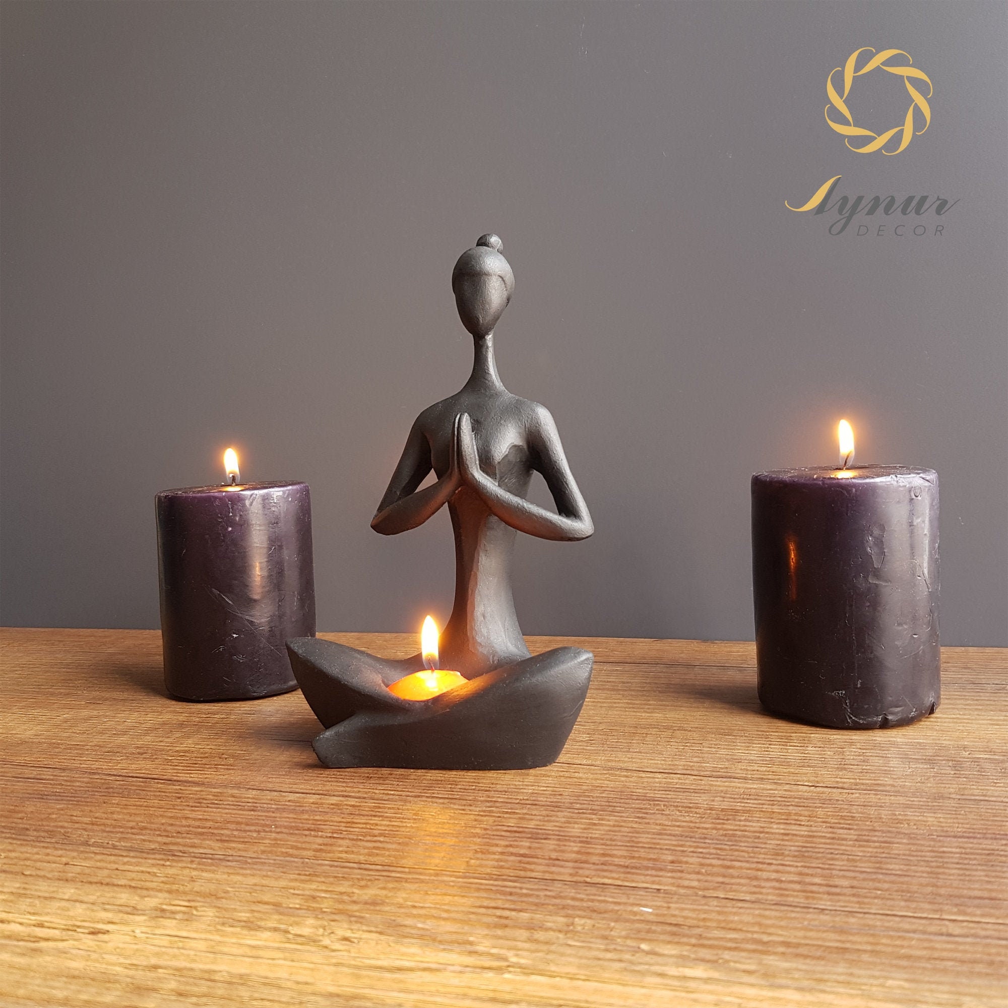 Namaste Candle Women Yoga Position Statues Harry Style Etsy Australia