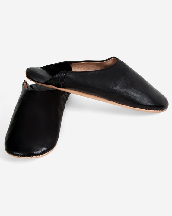 Chausson cuir femme babouche hot sale