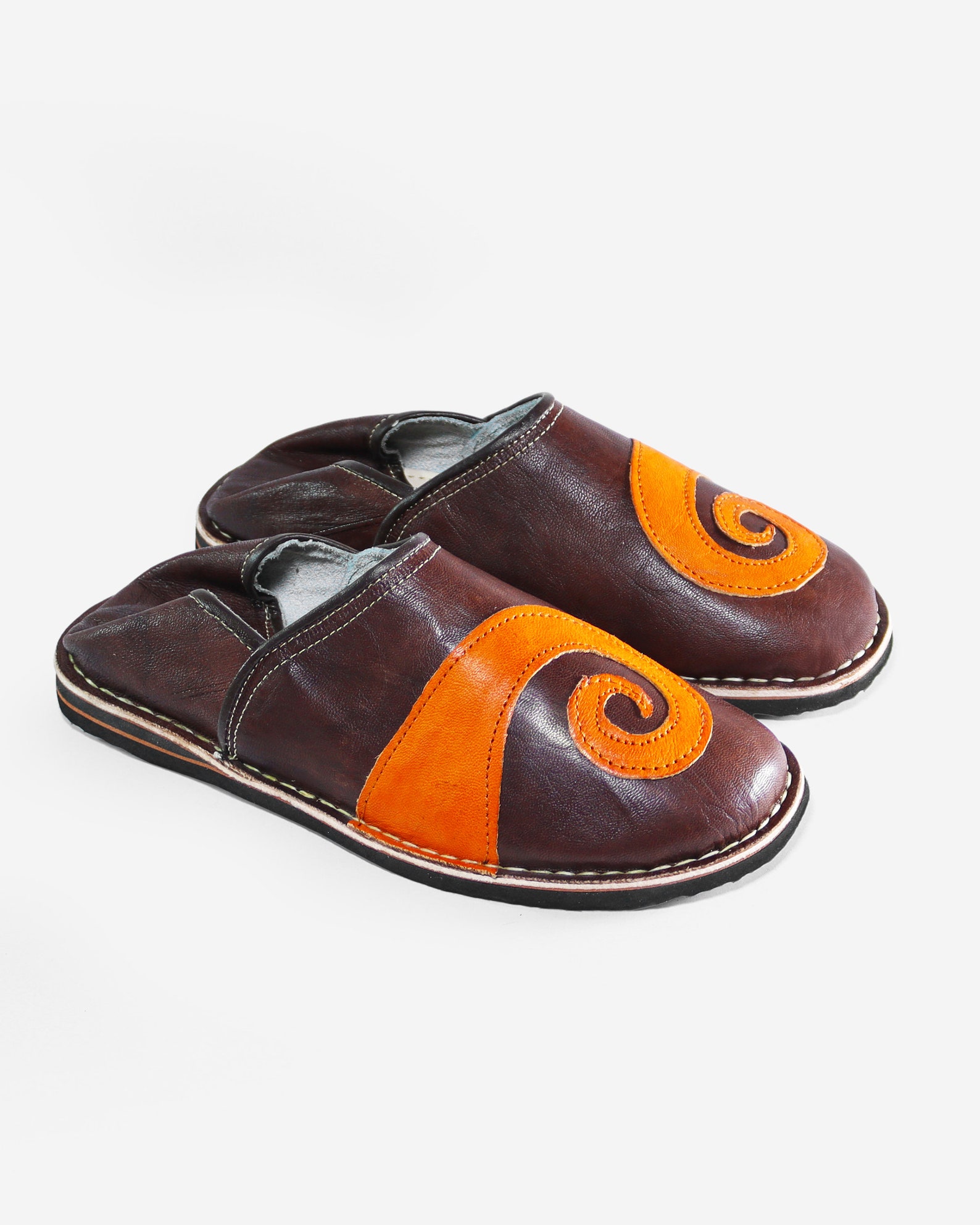 Babouche Shoe Moroccan Babouches Snail Morocco Leather - Etsy