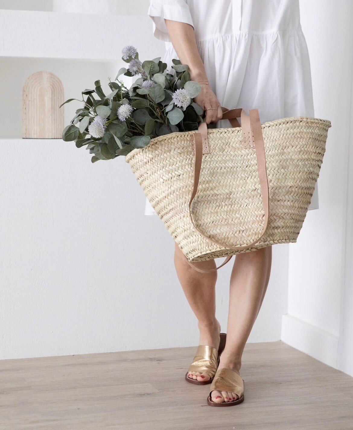 Wholesale Natural Extra Large Round Tote Straw Bag - China Summer