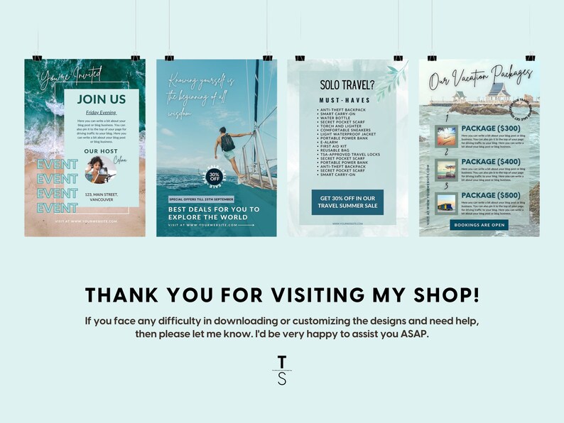 Pinterest Templates| Pinterest Pin Templates| Travel Pinterest ...