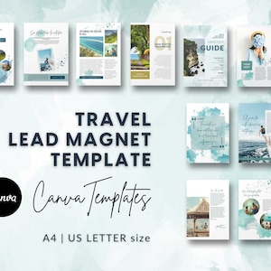 Reizen loodmagneet sjabloon | Reisinhoud upgrade | 24 loodmagneet Canva-sjabloon | Canva loodmagneet | Loodmagneetsjablonen | Reisloodmagneet