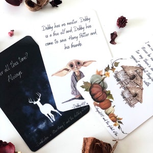 20 carte illustrate con le migliori citazioni di Harry Potter