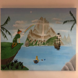 Neverland, painting on canvas