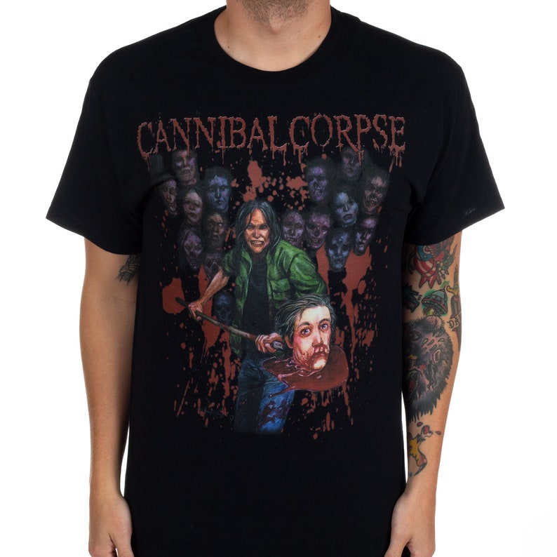 cannibal corpse old logo t shirt