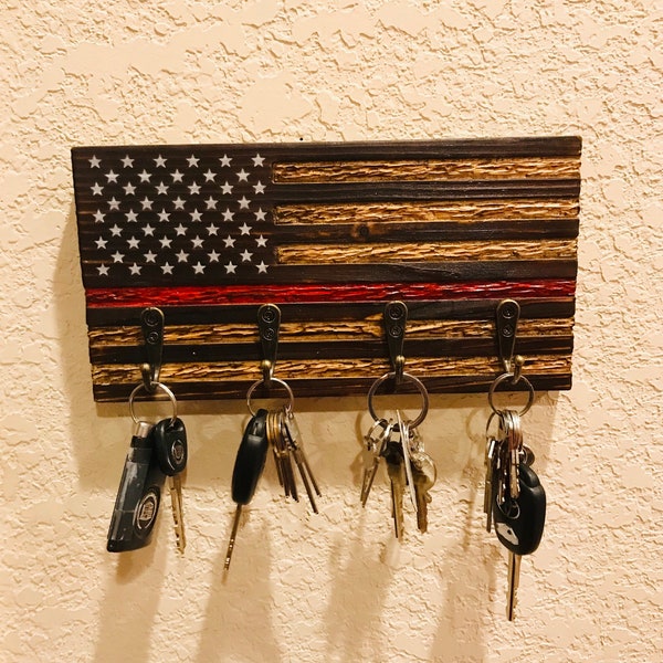 Firefighter Key Holder - Etsy