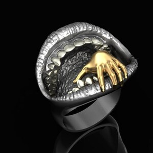 Fait à la Main Allemagne en Argent Sterling 925 Mercedes Benz Homme Femme Bague