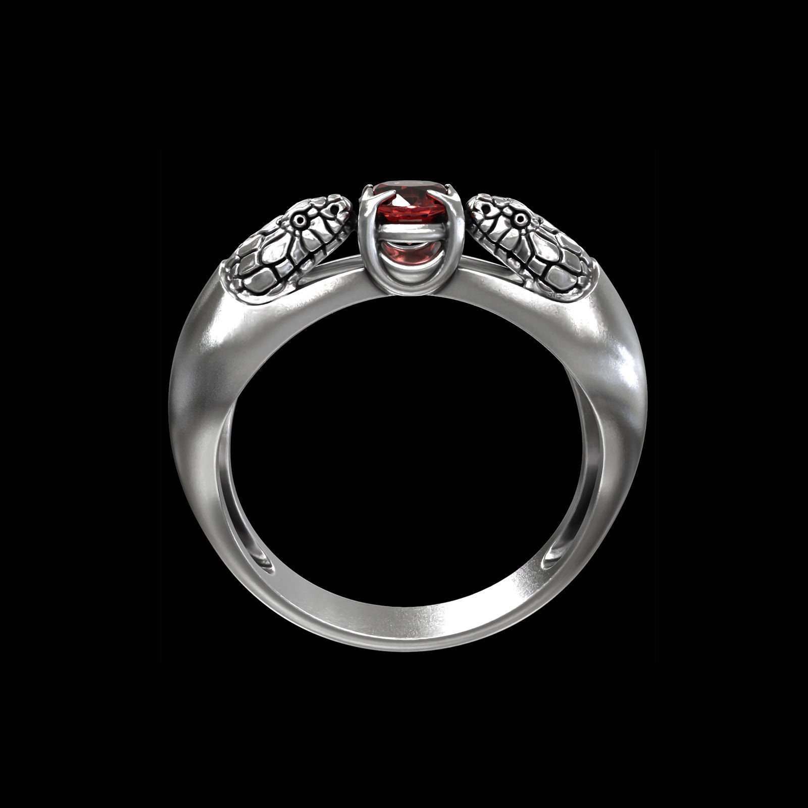 Silver Ruby Ring Ruby Handmade Ring Silver 925 Silver Ring Etsy