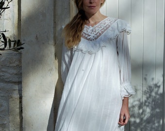 Chemise De Nuit Longue Etsy