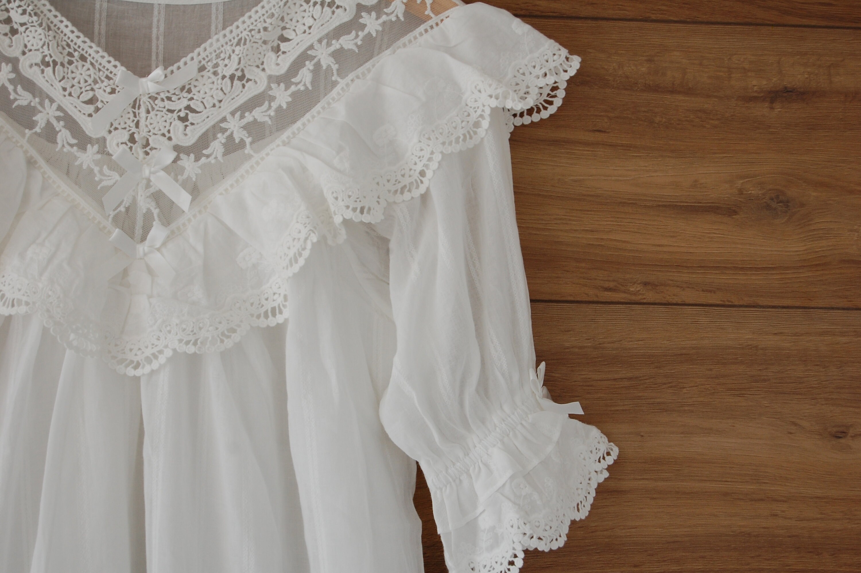 Victorian Vintage Nightgown Cotton Nightdress With Short - Etsy