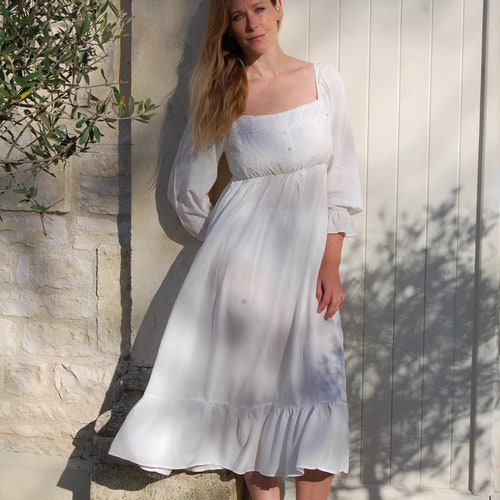 long sleeve maxi nightdress