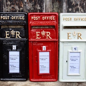 Cast Iron ER Post Box/Mail Box Front