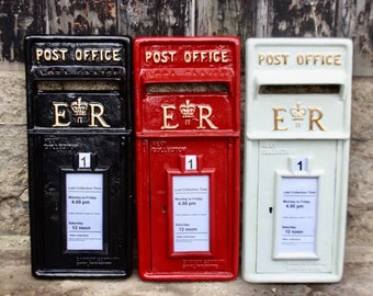 Cast Iron ER Post Box/Mail Box Front