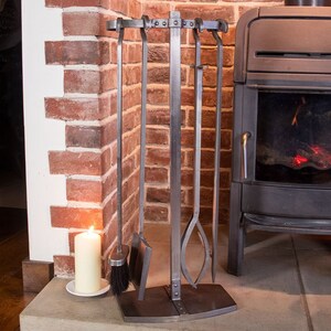 Greystone Fireside 4 Piece Companion Set - Etsy