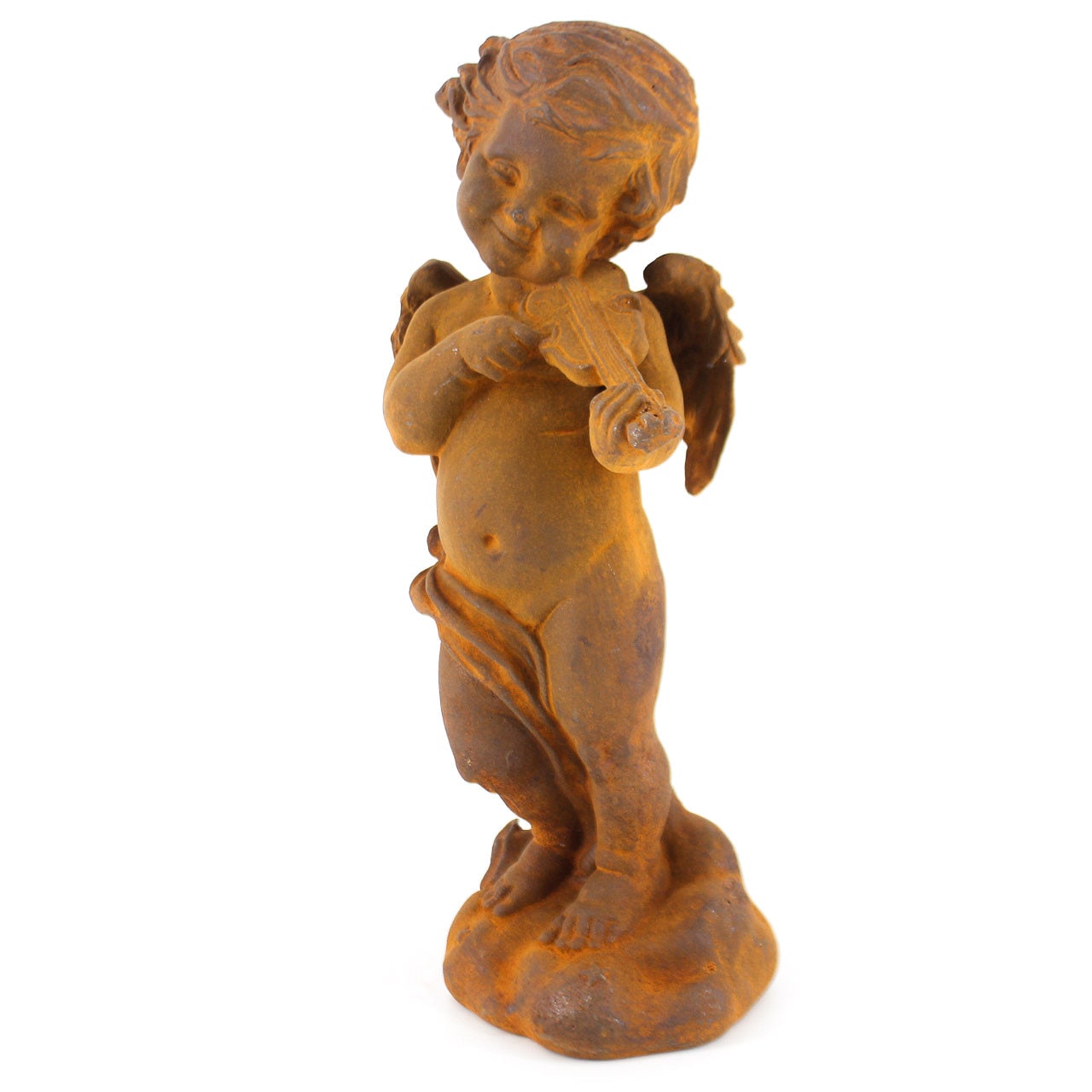 Cherub Garden Statues Interior Ornaments Cast Iron Decorative Etsy