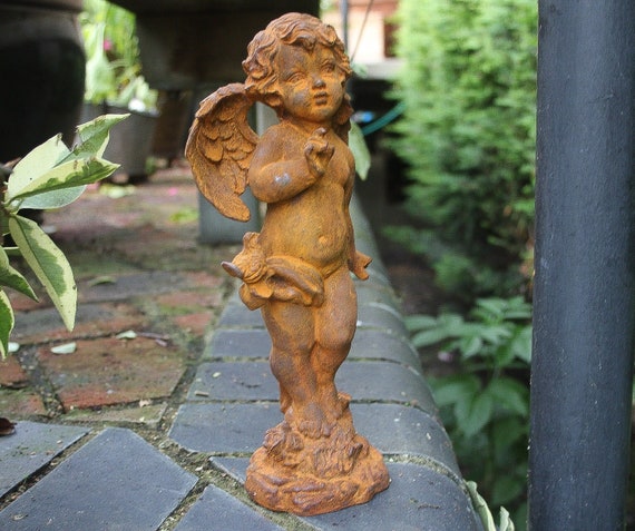 Statue da giardino di cherubini Ornamenti per interni Caratteristica  decorativa in ghisa Quattro varianti Fusione dettagliata -  Italia
