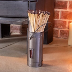 Greystone Fireplace Matchstick Holder - Etsy