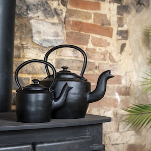 Black Cast Iron Kettle