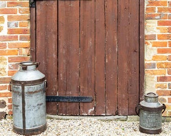 Vintage Milk Churn Planter