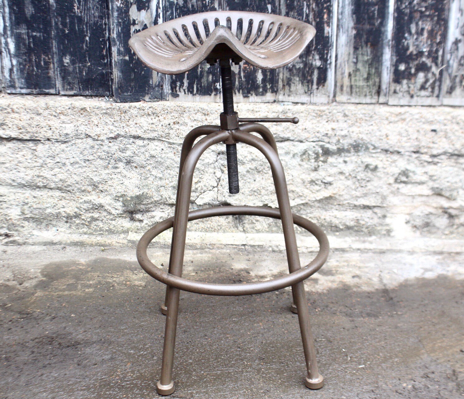 Heavy Duty Cast Iron Tractor Seat Stool Rustic Antique or Etsy