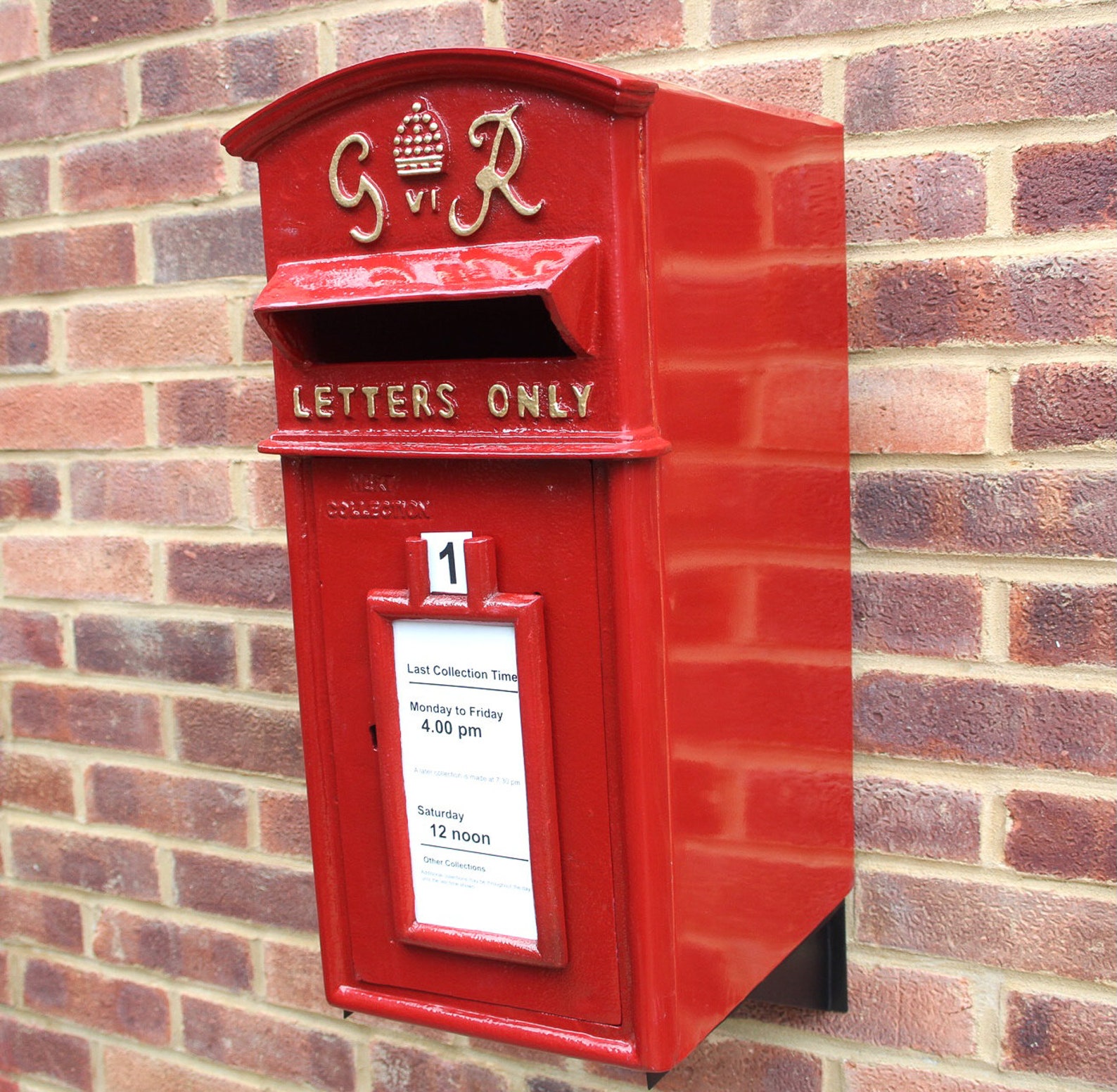 Royal Mail Cast Iron GR Post Box Letterbox Mailbox Etsy