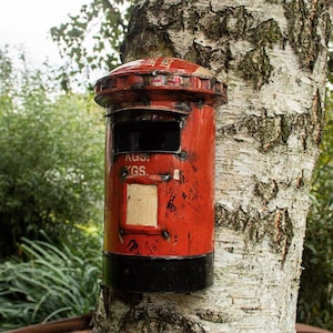 British Pillar Box Birdhouse