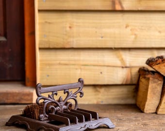 Decorative Cast Iron Boot Cleaner and Scraper