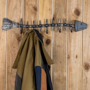 Hand Forged Fish Coat Wall Hook