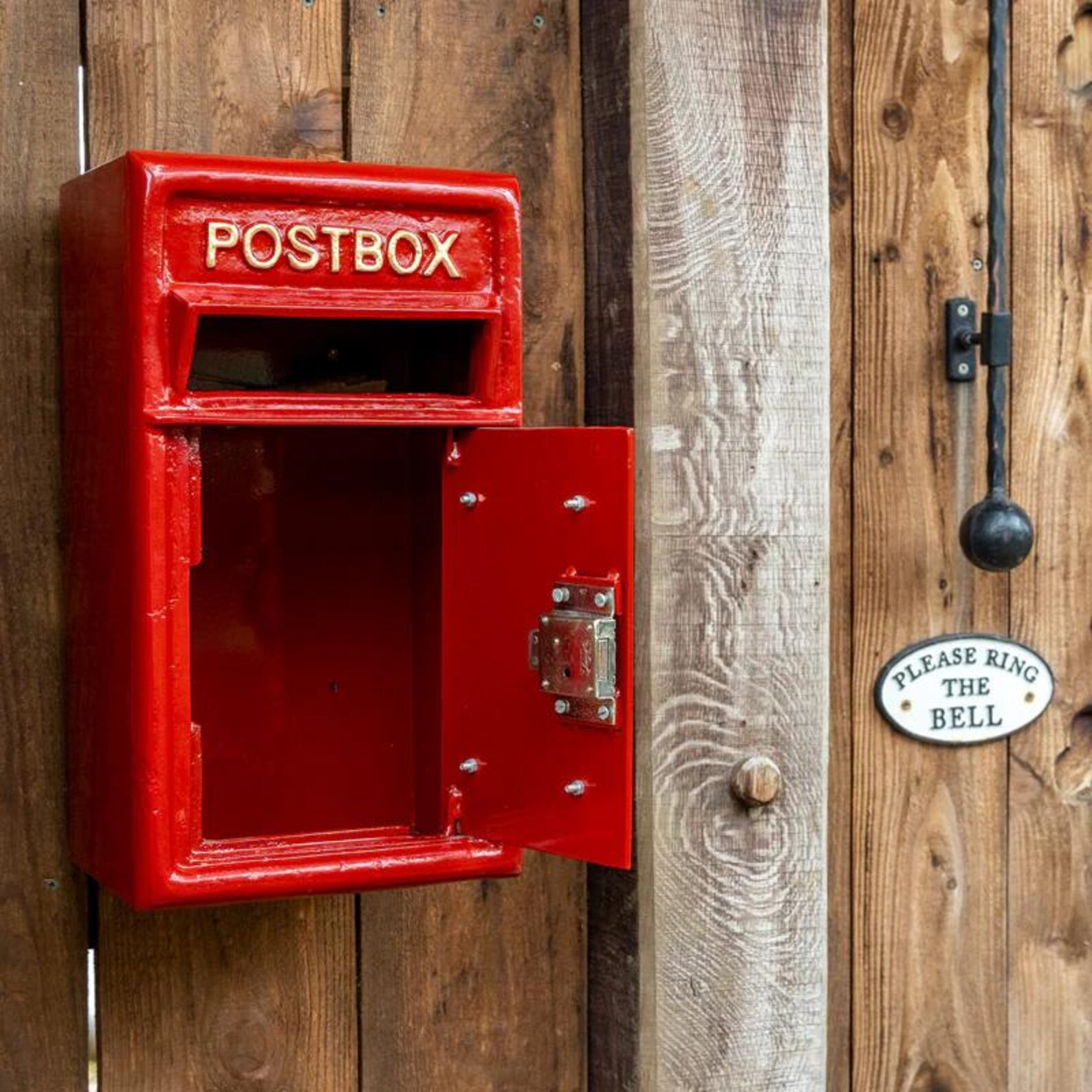 Red Wall Mounted Mailbox Letterbox Post Box - Etsy