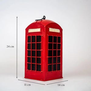 British Telephone Box Birdhouse Back