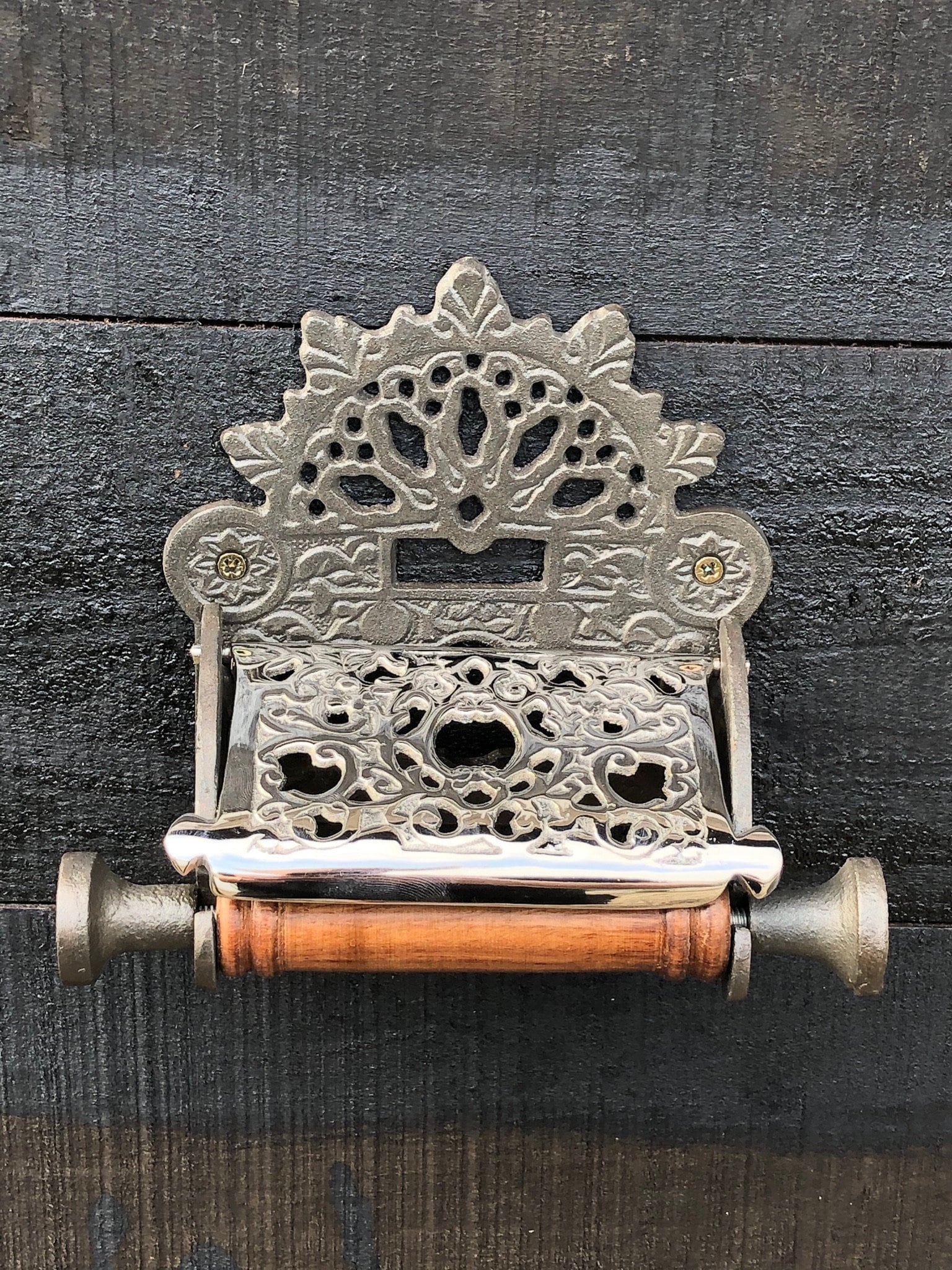 Victorian Vintage Toilet Roll Holder with Lid Etsy