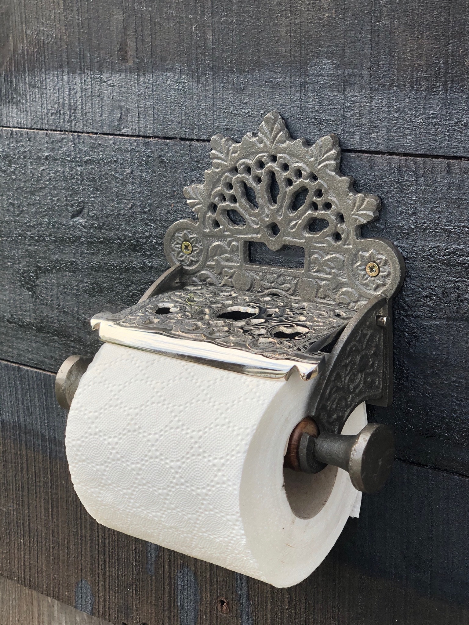 Victorian Vintage Toilet Roll Holder With Lid | Etsy