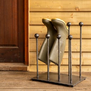 Hand Forged &#39;Chawton&#39; Boot & Welly Storage Rack