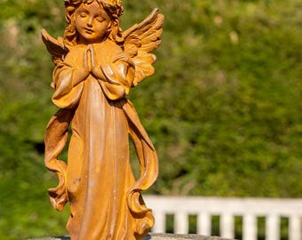 Garden Fairy Angel - Cast Iron Garden Statue Outdoor Decor Ornament
