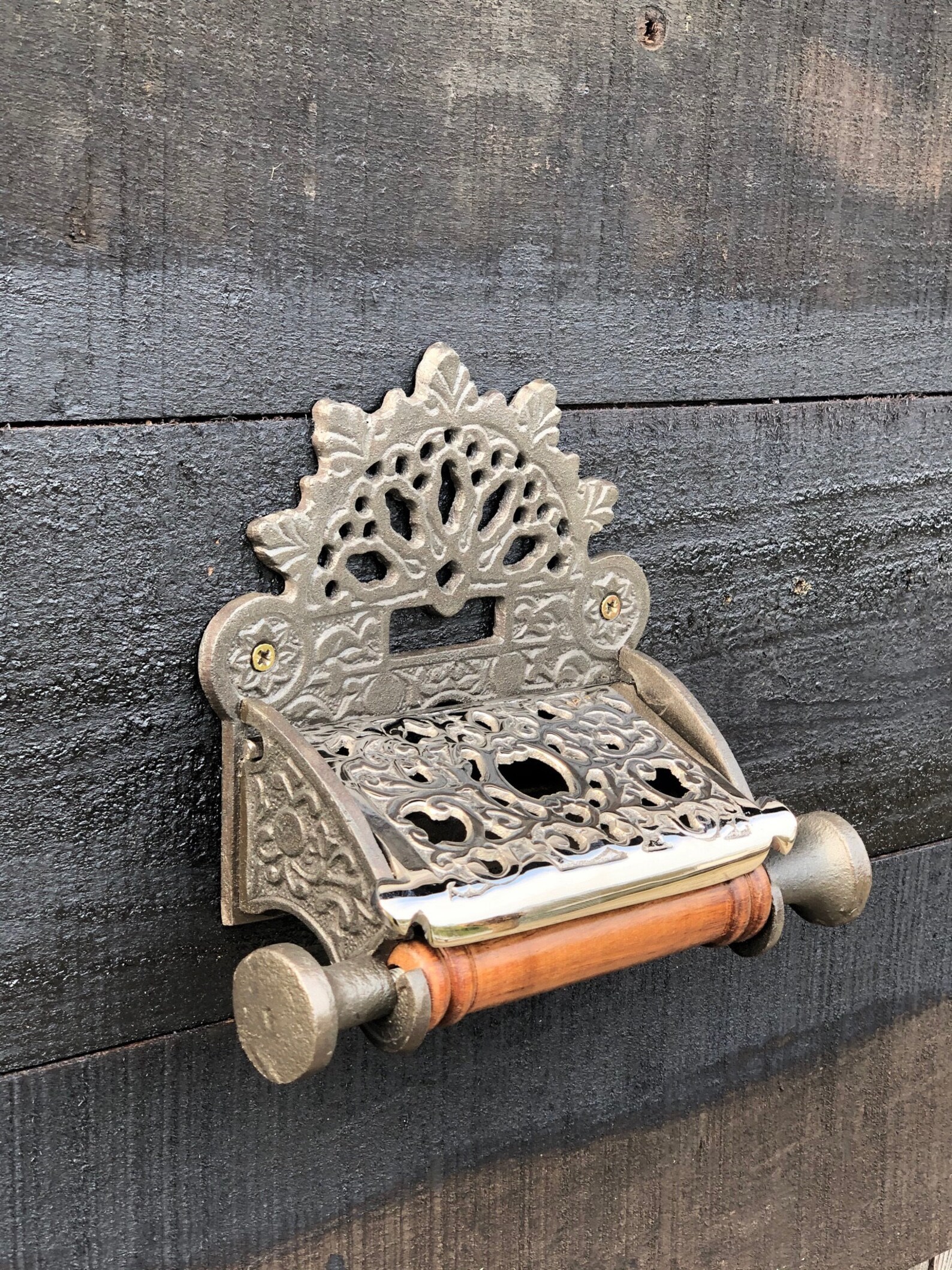 Victorian Vintage Toilet Roll Holder With Lid - Etsy UK