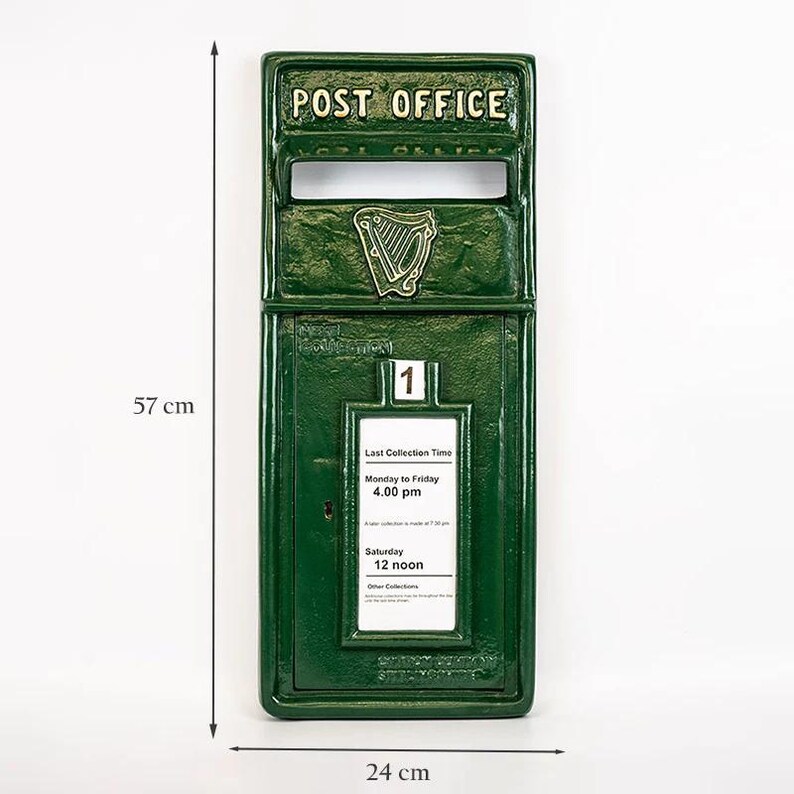 Cast Iron Irish Post Box Postal Front - Etsy Ireland