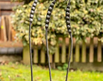 Hand Forged Flower and Plant Supports (Set of Three)