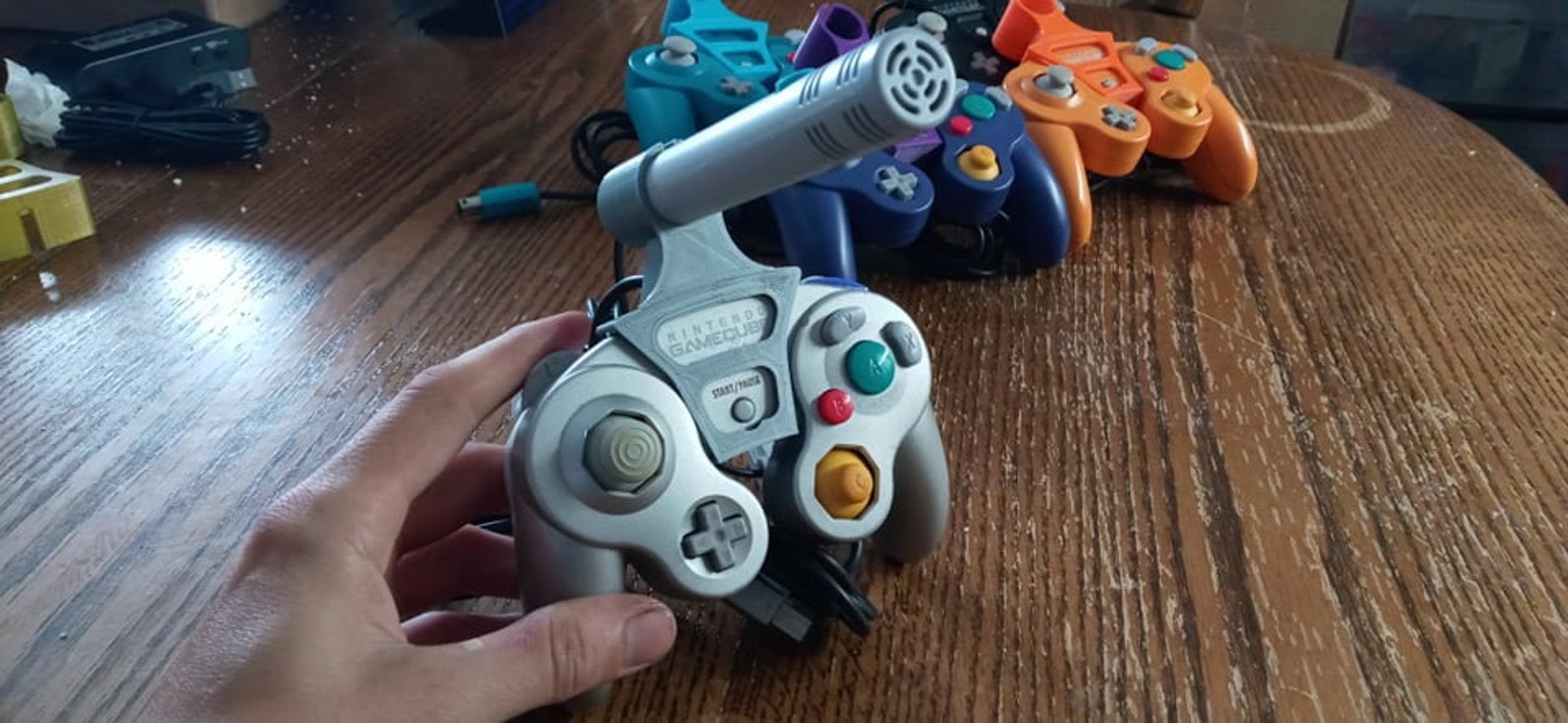 Nintendo Gamecube Microphone Controller Clip Etsy