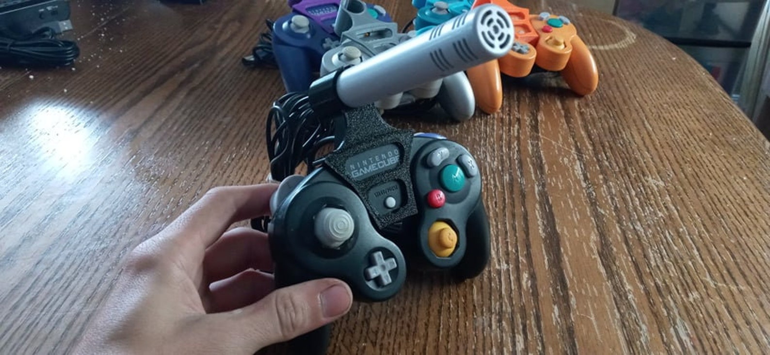 Nintendo Gamecube Microphone Controller Clip Etsy