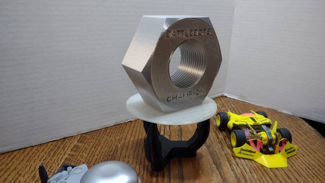 Battlebots Giant mini Nut With Stand 3D Printed Etsy Australia