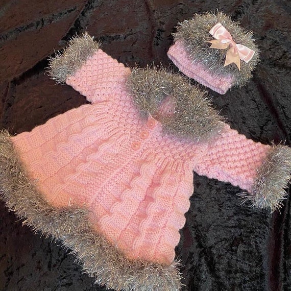baby girl matching coat and hat