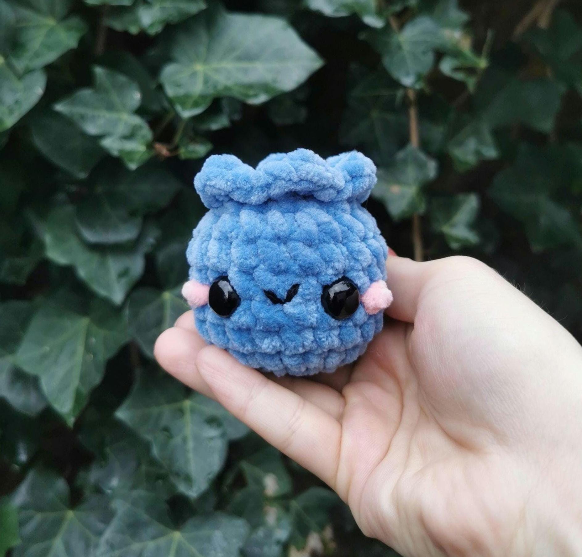 30 Blueberry Crochet Patterns for Fruit-Inspired Amigurumi, Keychains, Plushies, and More 8 Mini Blueberry Crochet Pattern PDF | No Sew Amigurumi