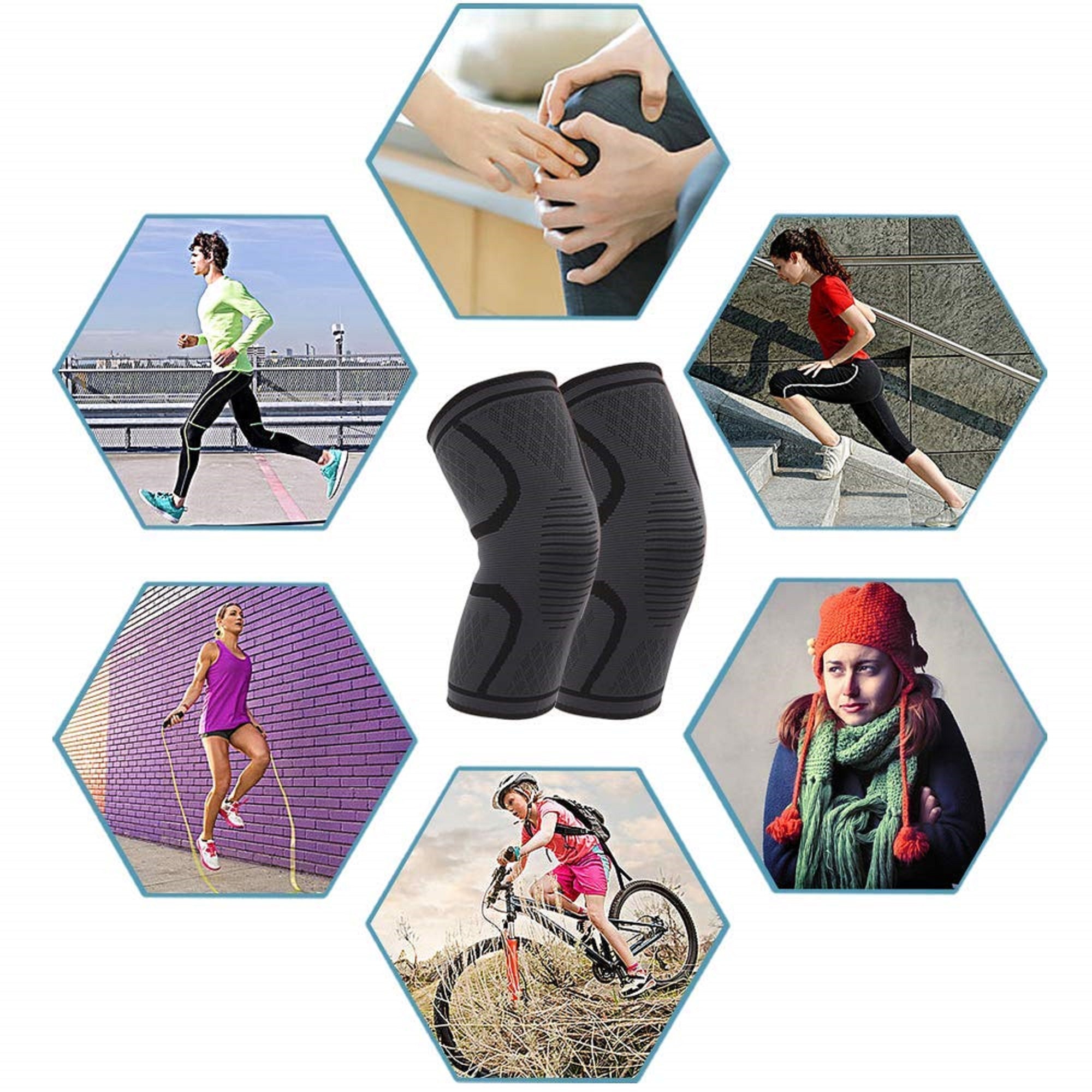 Knee caps for women and men support cap brace knee pain relief Etsy