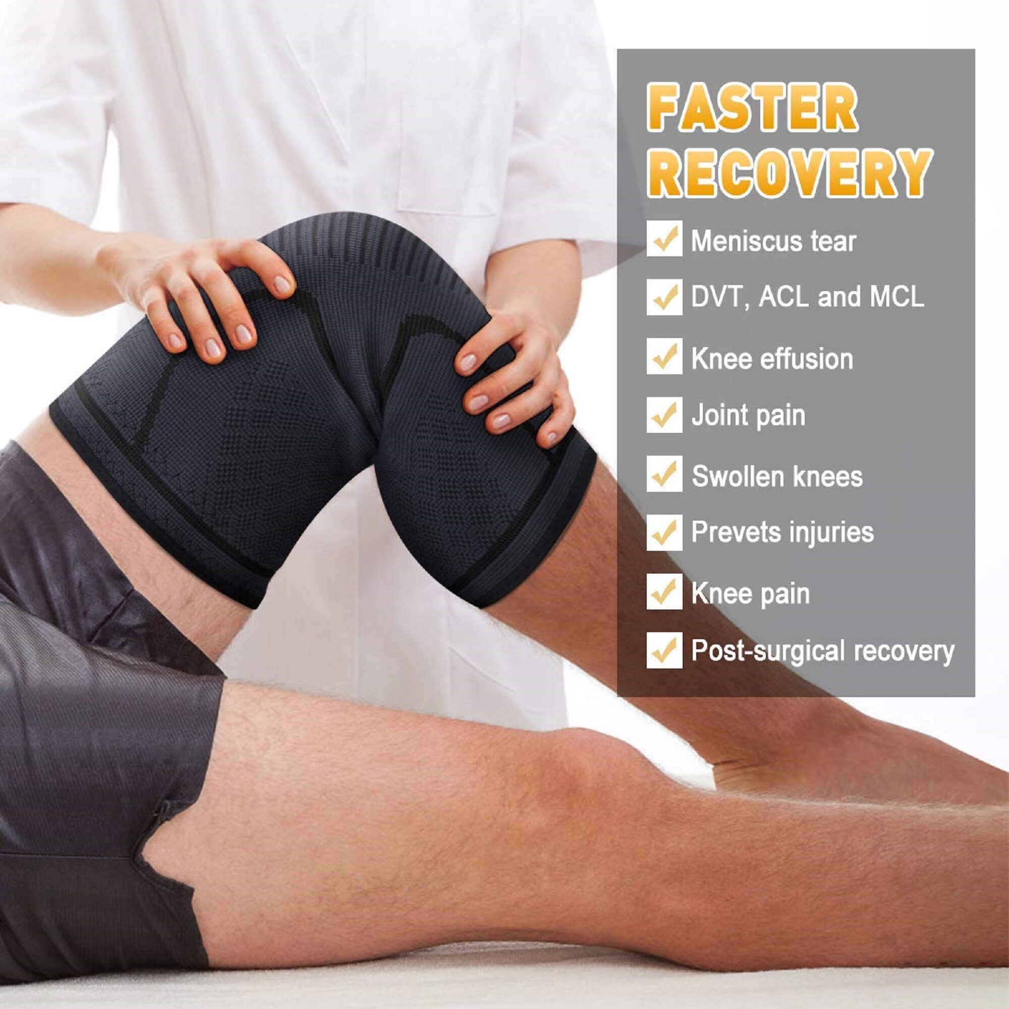 Knee caps for women and men support cap brace knee pain relief Etsy