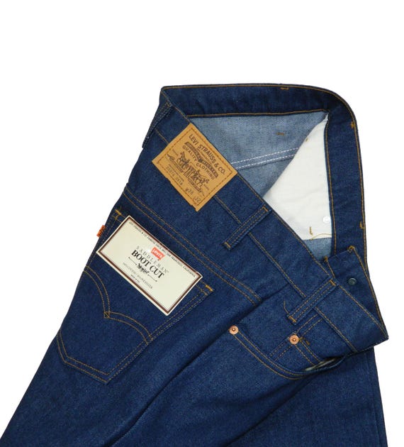 NEW 70's Levi's 516 Boot Cut USA Made Jeans Tag 38x32 Measured