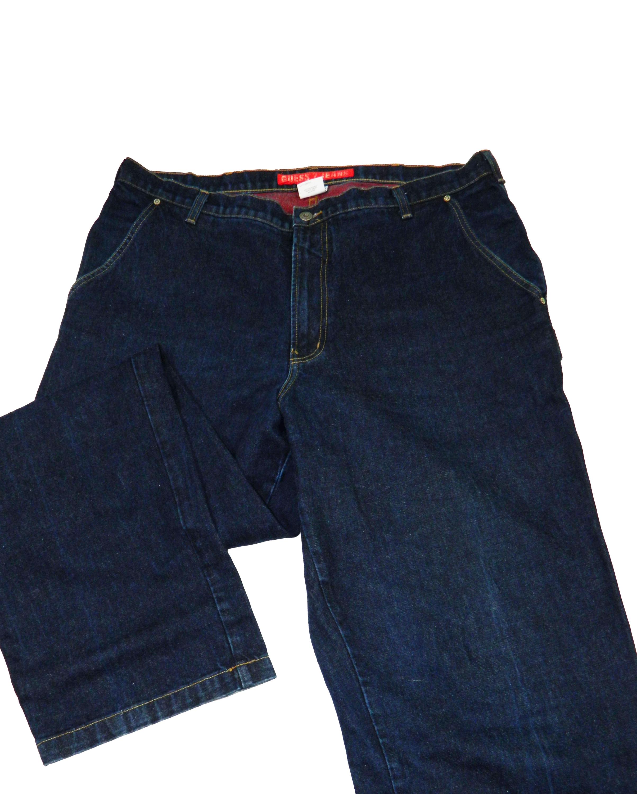【関税込み】GUESS USA ブルー Combat ジーンズ Selvedge Denim Straight Jeans | GUESS Jeans