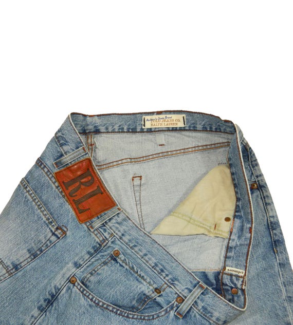 Polo Jeans Co Ralph Lauren Ashmore Blue Jeans Tag 44x34 Measured