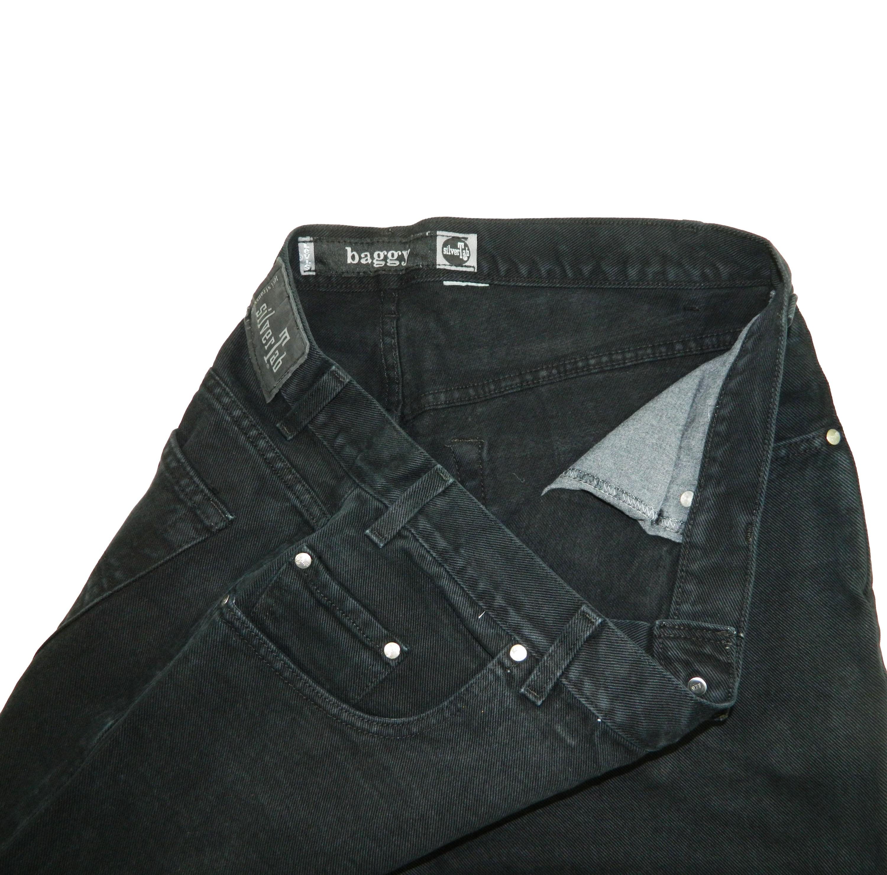 90s Levi’s Silvertab Black usa製 Vintage 90s Levi's Silvertab 560 Charcoal Black Denim Jeans