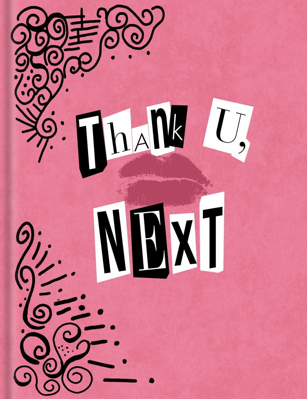 Burn Book Mean Girls Inspired *Thank U Next* Cover Set for use w/ Happy  Planner