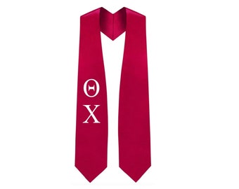 Theta Chi Greek Lettered Stole